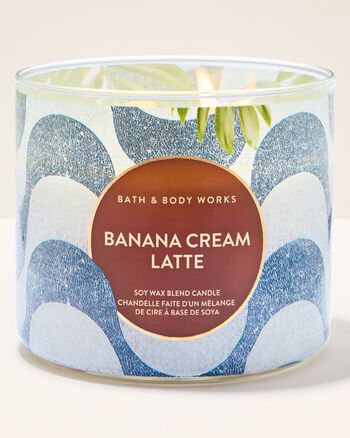 Banana Cream Latte 3-Wick Candle เทียนหอม 3 ไส้