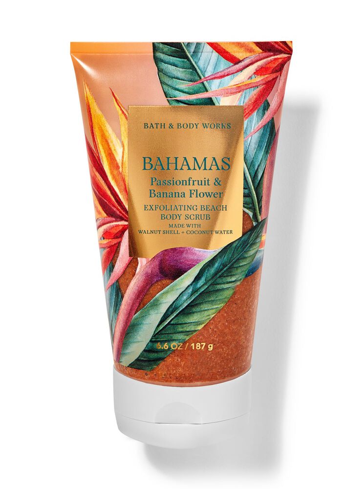 Bahamas Passionfruit & Banana Flower Exfoliating Beach Body Scrub บอดี้สครับ