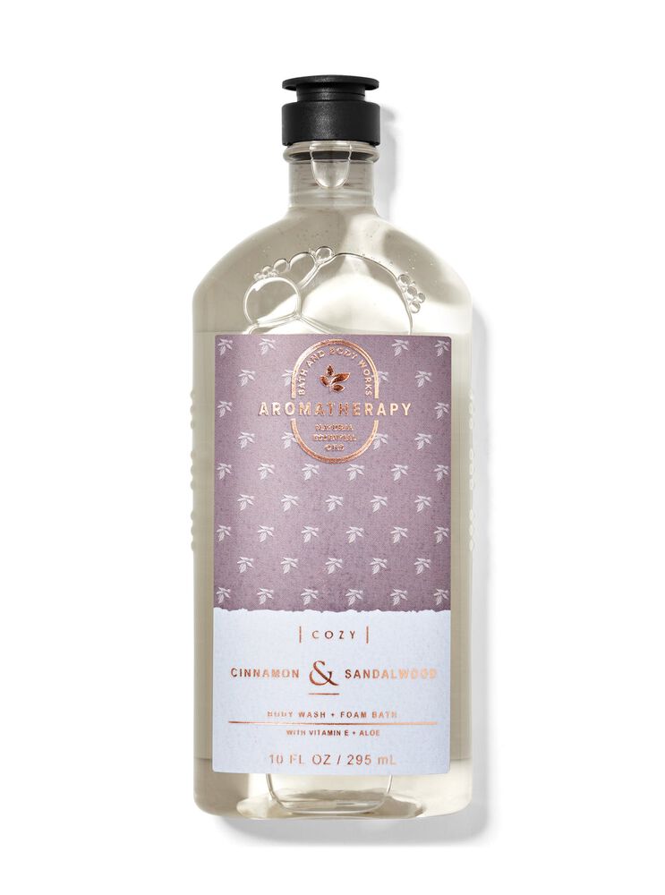Cinnamon Sandalwood Body Wash and Foam Bath สบู่อาบน้ำ