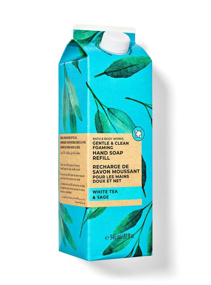 White Tea & Sage Gentle & Clean Foaming Refill รีฟิลโฟมล้างมือ