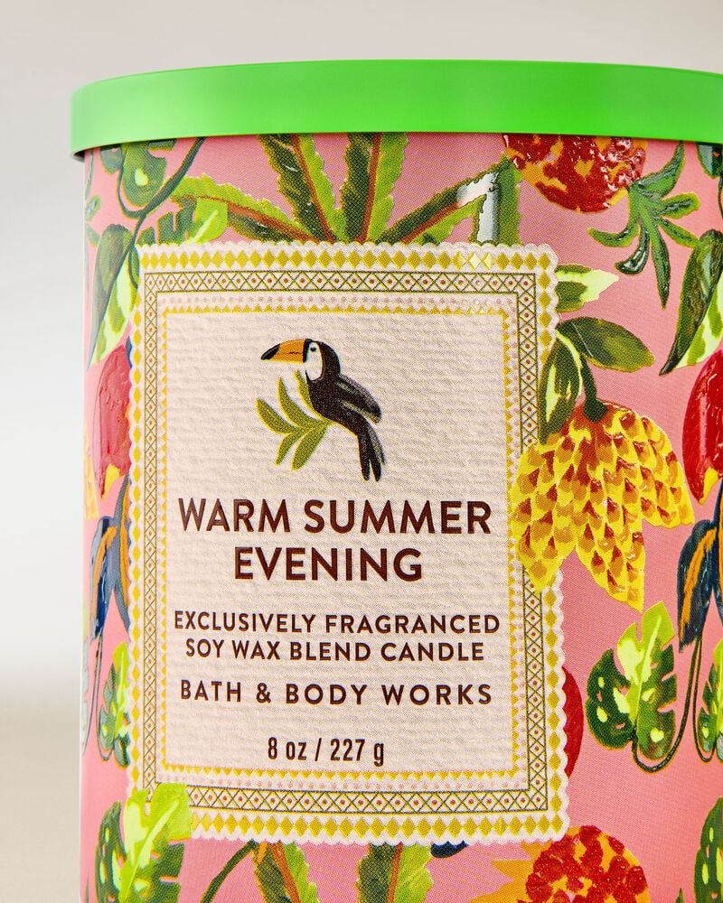 Warm Summer Evening Single Wick Candle เทียนหอม 1 ไส้