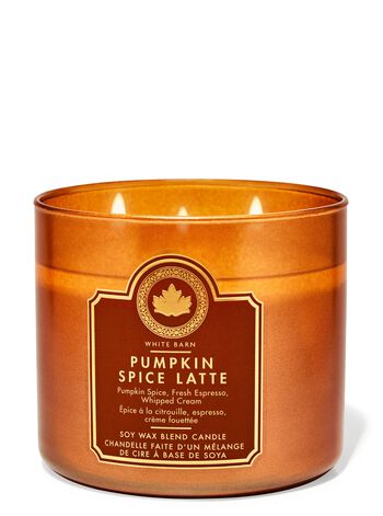 Pumpkin Spice Latte 3-Wick Candle เทียนหอม 3 ไส้