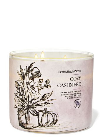 Cozy Cashmere 3-Wick Candle เทียนหอม 3 ไส้