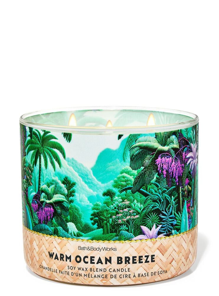 Warm Ocean Breeze 3-Wick Candle เทียนหอม 3 ไส้