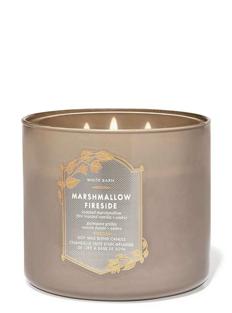 Marshmallow Fireside 3-Wick Candle เทียนหอม 3 ไส้