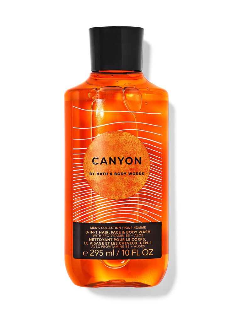 Canyon 3-in-1 Hair, Face & Body Wash สบู่สูตร 3-in-1