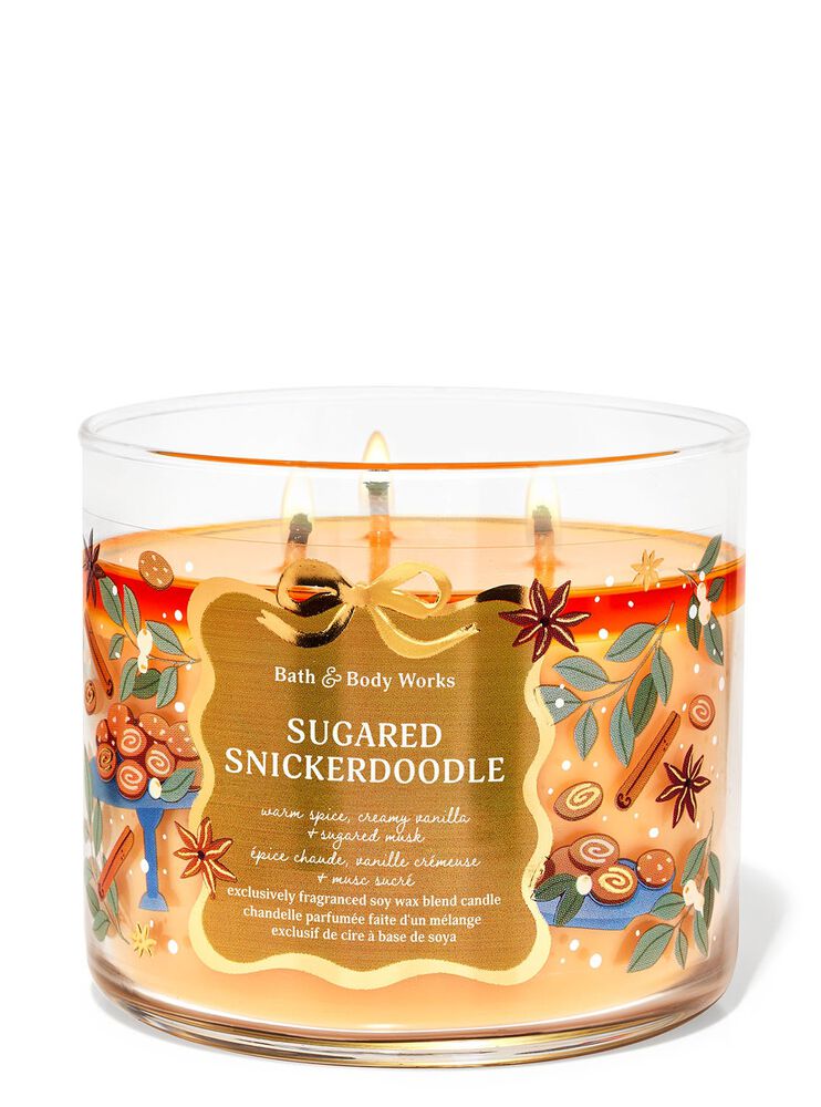 Sugared Snickerdoodle 3-Wick Candle เทียนหอม 3 ไส้