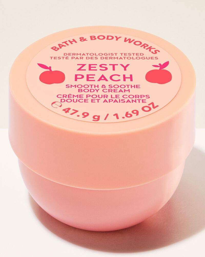 Zesty Peach Travel Size Smooth & Soothe Body Cream บอดี้ครีมขนาดพกพา