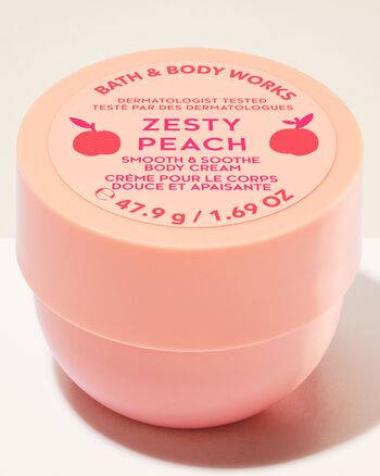 Zesty Peach Travel Size Smooth & Soothe Body Cream บอดี้ครีมขนาดพกพา