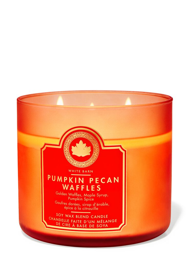Pumpkin Pecan Waffles 3-Wick Candle เทียนหอม 3 ไส้