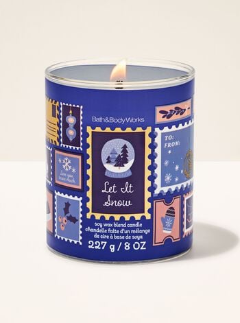 Let It Snow Single Wick Candle เทียนหอม 1 ไส้