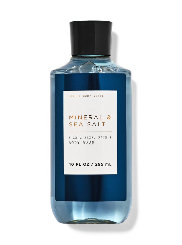 Mineral & Sea Salt 3-in-1 Hair, Face & Body Wash สบู่สูตร 3-in-1
