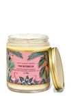 Pink Watermelon Mason Single Wick Candle image number null
