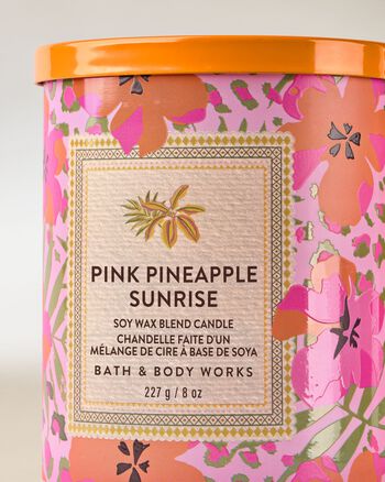 Pink Pineapple Sunrise Single Wick Candle เทียนหอม 1 ไส้