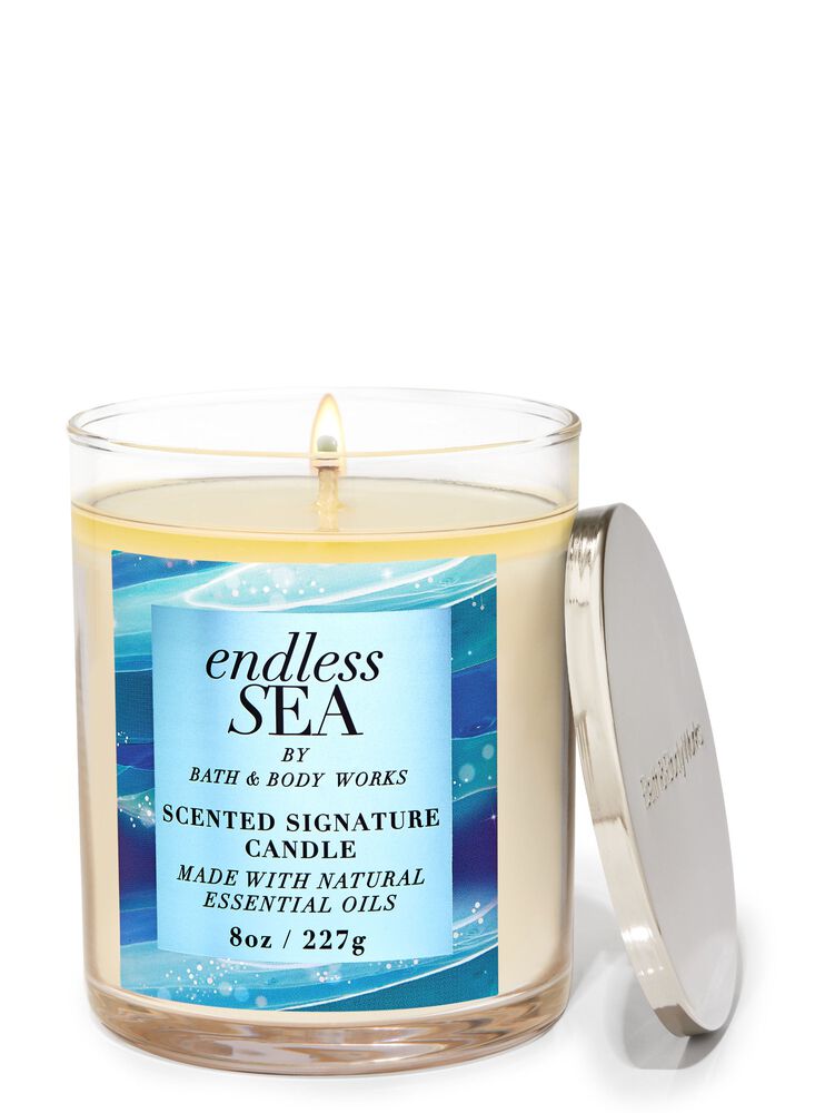 Endless Sea Signature Single Wick Candle เทียนหอม 1 ไส้