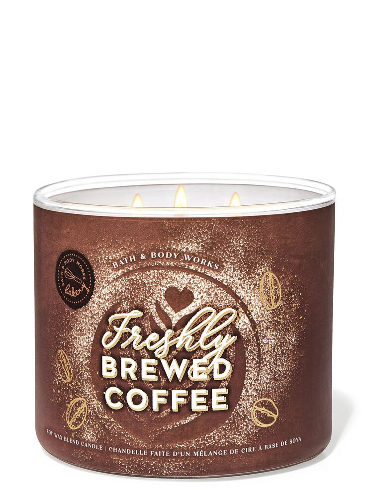 Freshly Brewed Coffee 3-Wick Candle เทียนหอม 3 ไส้