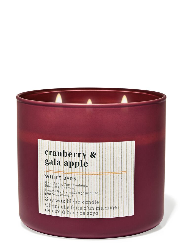 Cranberry & Gala Apple 3-Wick Candle เทียนหอม 3 ไส้
