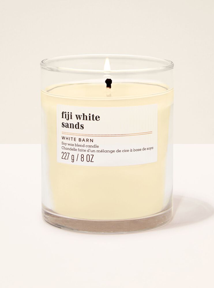 Fiji White Sands Single Wick Candle เทียนหอม 1 ไส้
