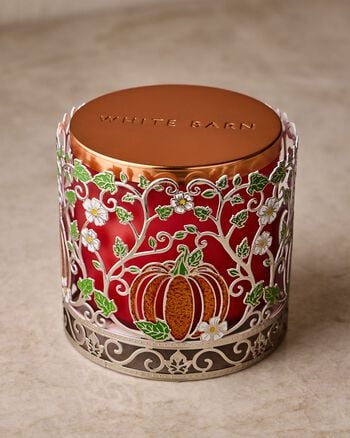 Pretty Pumpkin Sleeve 3-Wick Candle Holder ที่วางเทียนหอม 3 ไส้