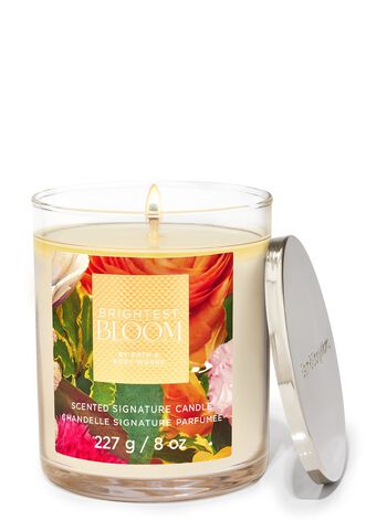 Brightest Bloom Signature Single Wick Candle เทียนหอม 1 ไส้
