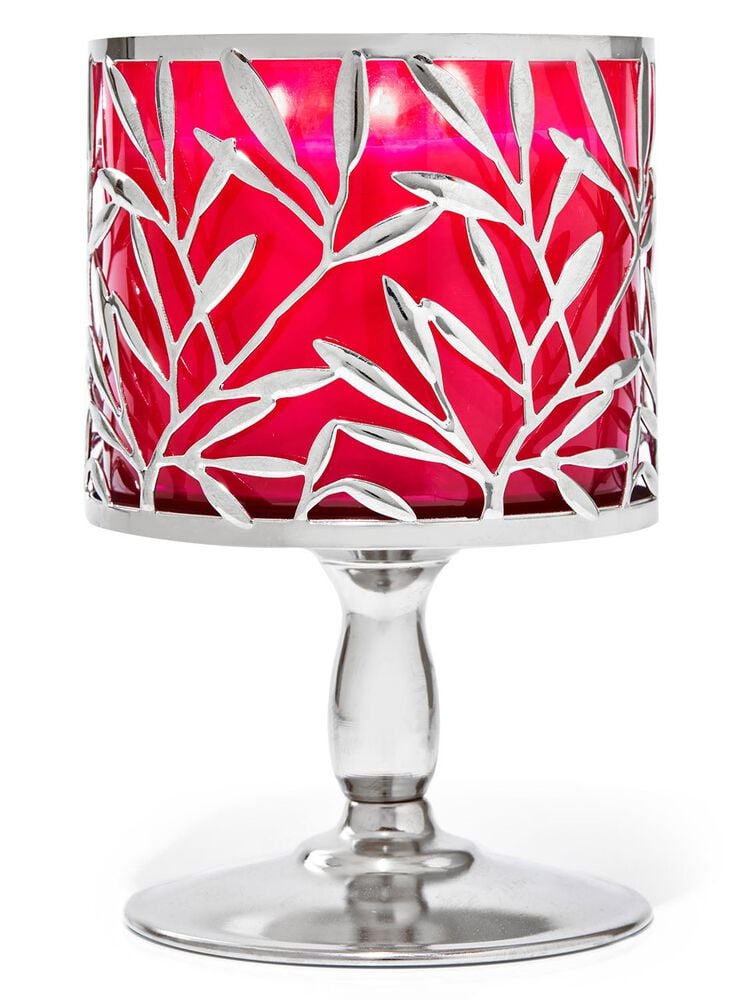 Vine Leaf Pedestal 3-Wick Candle Holder ที่วางเทียนหอม3 ไส้