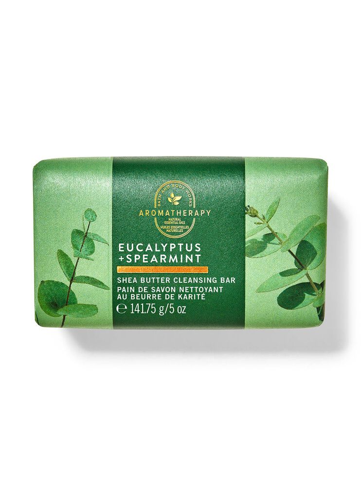 Eucalyptus Spearmint Shea Butter Cleansing Bar สบู่ก้อน