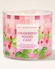 Strawberry Pound Cake 3-Wick Candle image number null