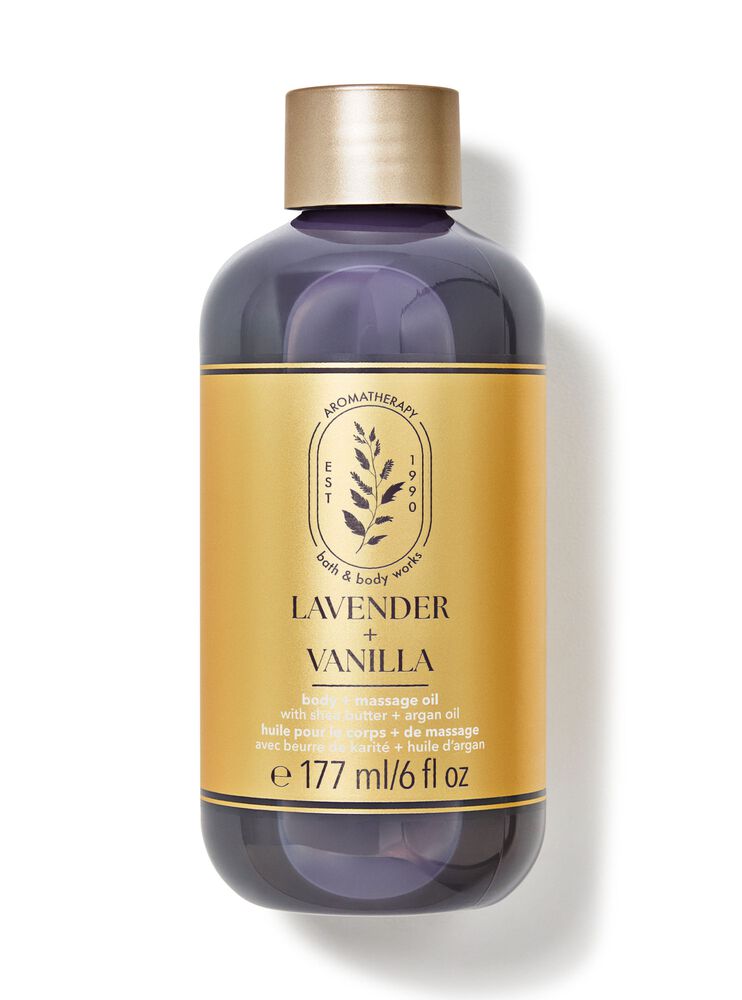 Lavender Vanilla Body and Massage Oil บอดี้ออยล์