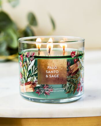 Palo Santo & Sage 3-Wick Candle เทียนหอม 3 ไส้
