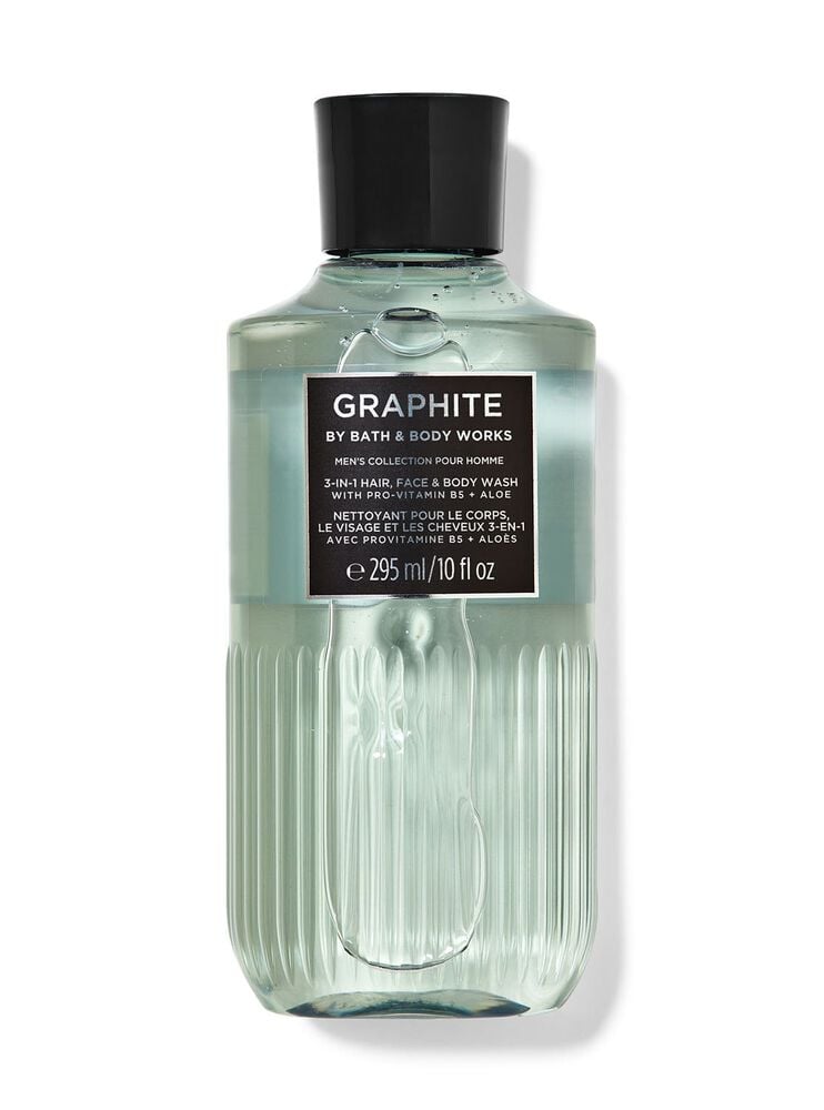 Graphite 3-in-1 Hair, Face & Body Wash สบู่สูตร 3-in-1