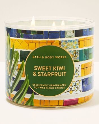 Sweet Kiwi & Starfruit 3-Wick Candle เทียนหอม 3 ไส้