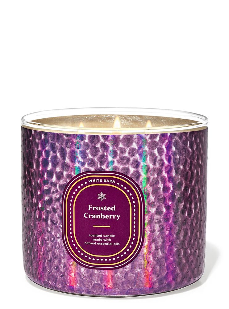 Frosted Cranberry 3-Wick Candle 3-Wick Candle