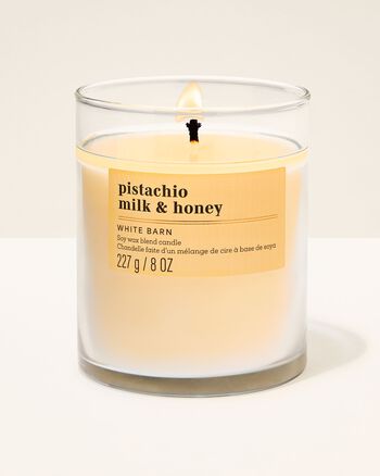 Pistachio Milk & Honey Single Wick Candle เทียนหอม 1 ไส้