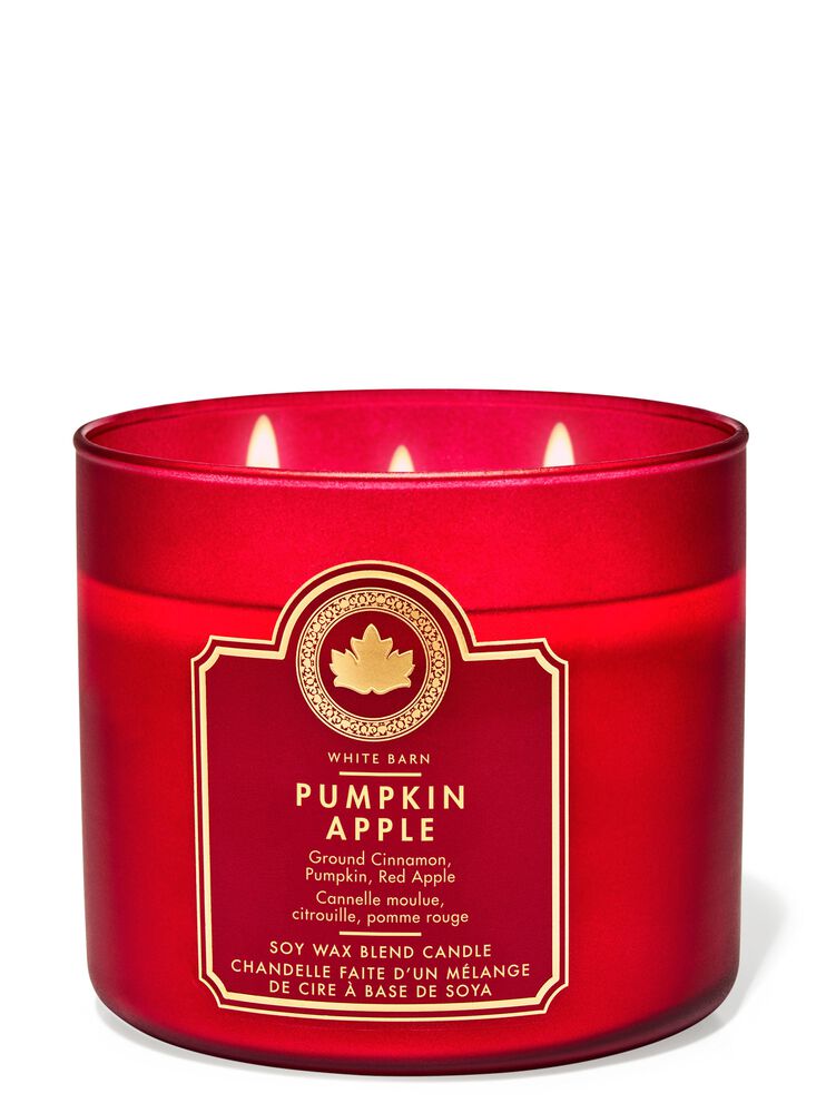 Pumpkin Apple 3-Wick Candle เทียนหอม 3 ไส้