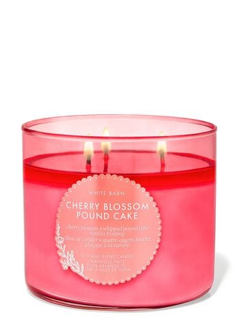 Cherry Blossom Pound Cake 3-Wick Candle เทียนหอม 3 ไส้
