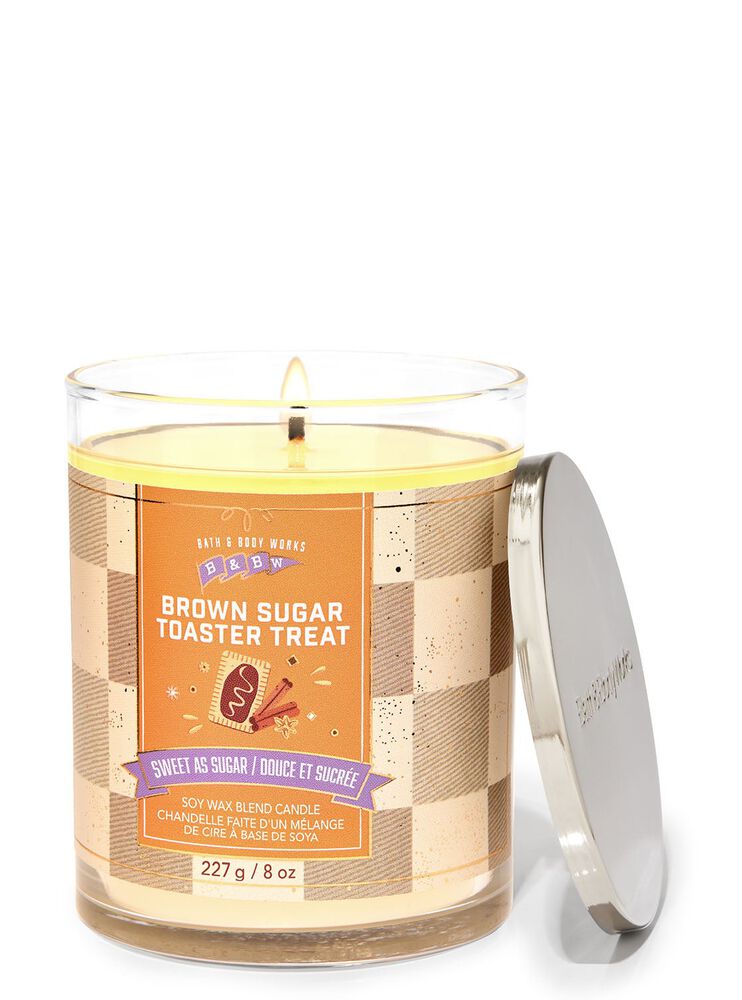 Brown Sugar Toaster Treat Single Wick Candle เทียนหอม 1 ไส้