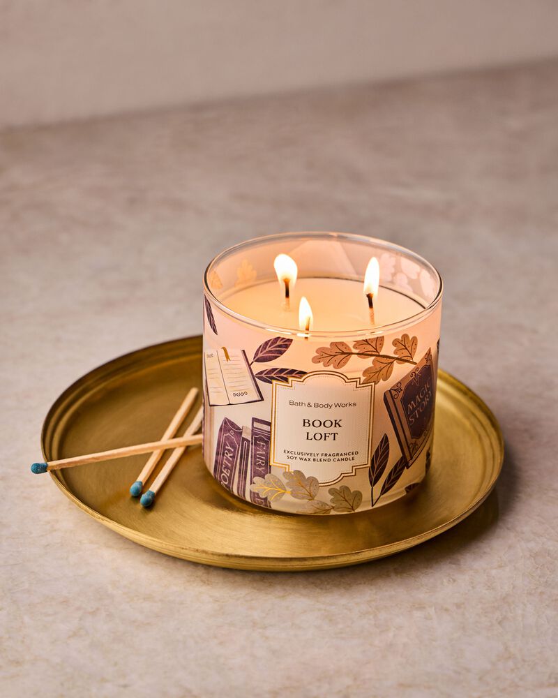 Book Loft 3-Wick Candle เทียนหอม 3 ไส้