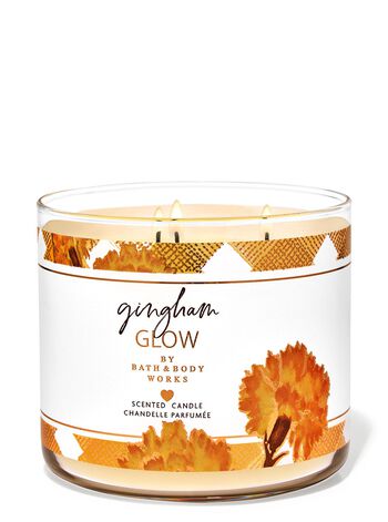 Gingham Glow 3-Wick Candle เทียนหอม 3 ไส้