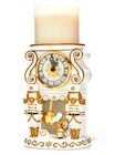 Nutcracker Clock 3-Wick Candle Holder image number null