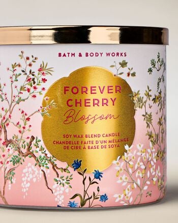 Forever Cherry Blossom 3-Wick Candle เทียนหอม 3 ไส้