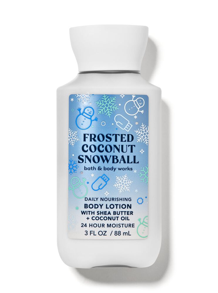 Frosted Coconut Snowball Travel Size Daily Nourishing Body Lotion Travel Size Daily Nourishing Body Lotion