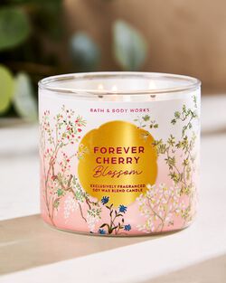 Forever Cherry Blossom 3-Wick Candle image number null