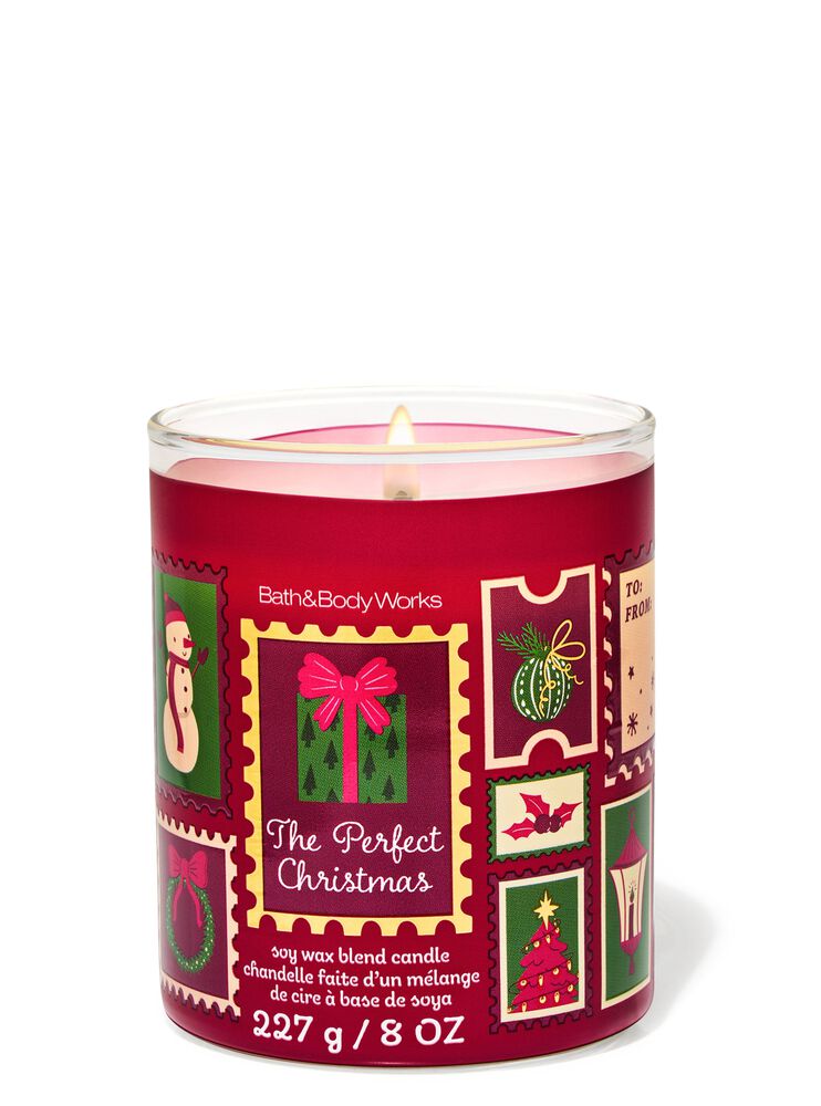 The Perfect Christmas Single Wick Candle เทียนหอม 1 ไส้