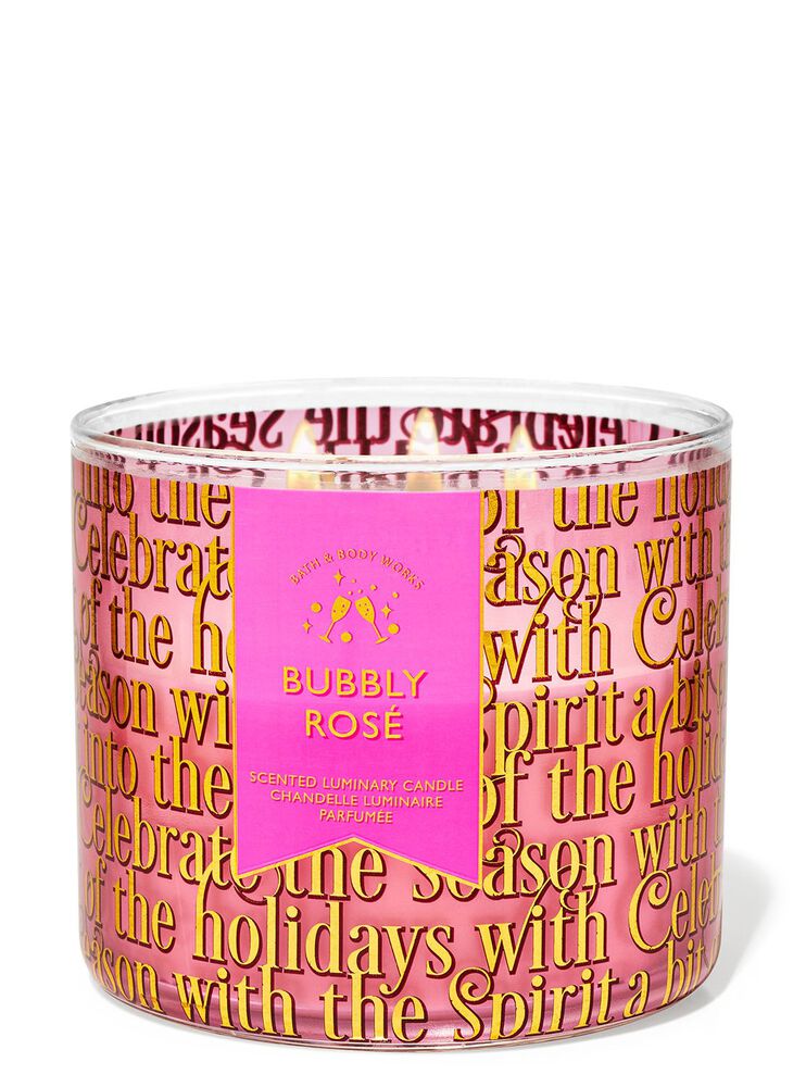 Bubbly Ros&eacute; 3-Wick Candle เทียนหอม 3 ไส้
