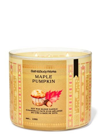 Maple Pumpkin 3-Wick Candle เทียนหอม 3 ไส้