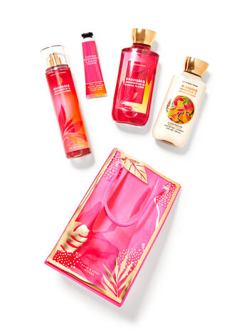 Bahamas Passionfruit & Banana Flower Gift Bag Set Gift Bag Set