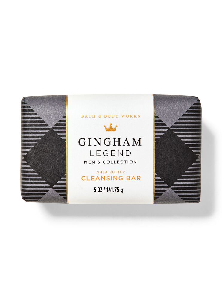 Gingham Legend Shea Butter Cleansing Bar สบู่ก้อน