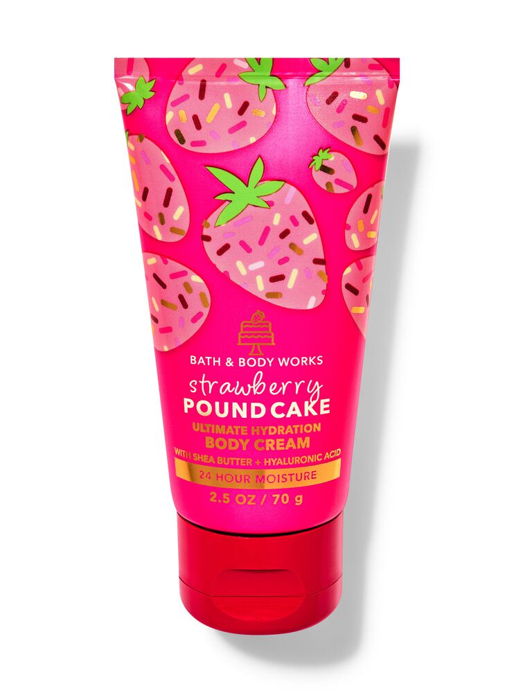 Strawberry Pound Cake Travel Size Ultimate Hydration Body Cream บอดี้ครีมขนาดพกพา