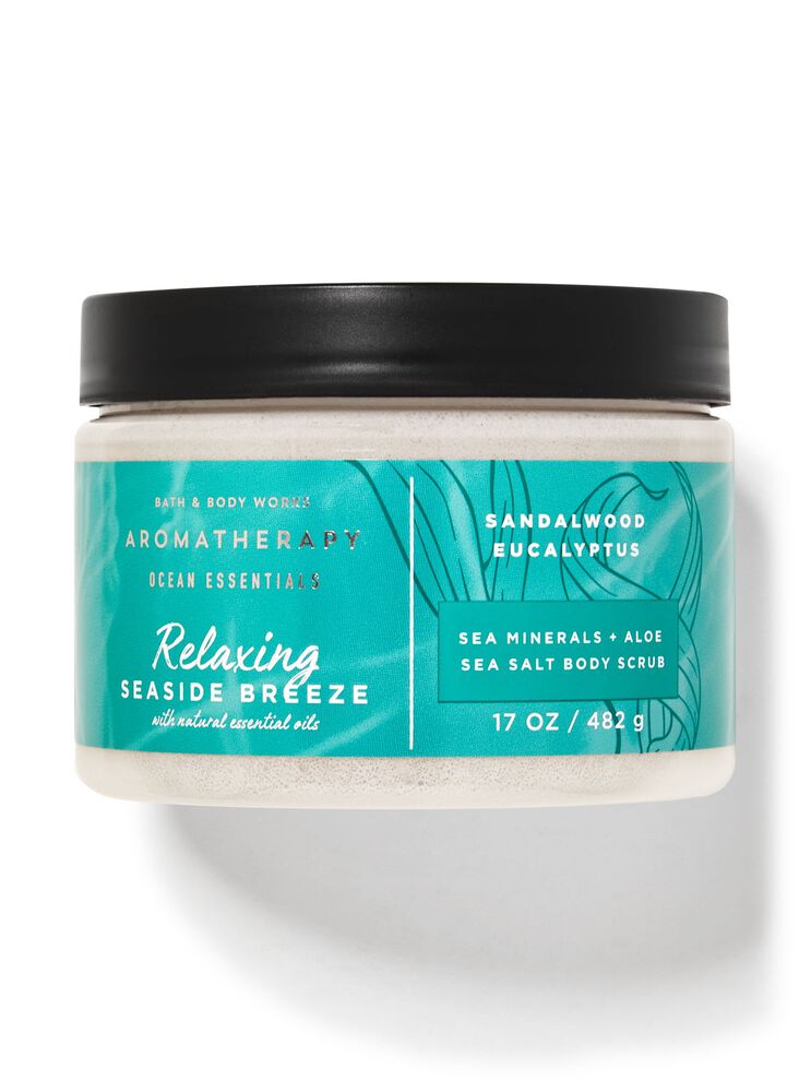 Sandalwood Eucalyptus Body Scrub Sea Salt Body Scrub
