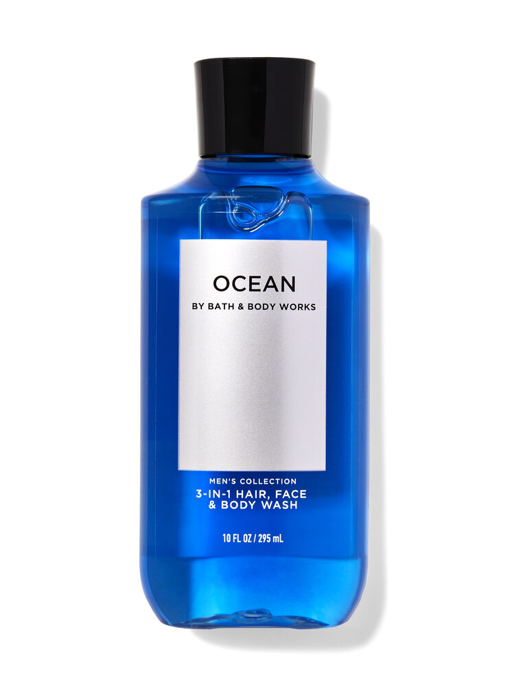 Ocean Body Wash & Shower Gel 3-in-1 Hair, Face & Body Wash